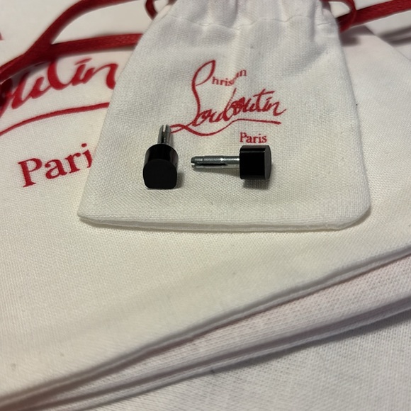 Christian Louboutin Heel Tip Replacement and 2 Dust Bags - Picture 2 of 2